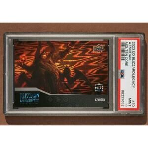 2023 Upper Deck Blizzard Legacy Diablo Azmodan Molten Core #30 PSA MINT 9